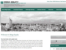 Tablet Screenshot of megaequity.com